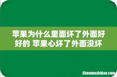苹果为什么里面坏了外面好好的 苹果心坏了外面没坏能吃吗