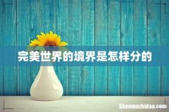 完美世界的境界是怎样分的