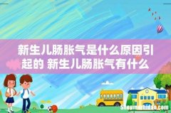新生儿肠胀气是什么原因引起的 新生儿肠胀气有什么影响