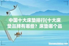 十大床垫品牌有哪些？床垫哪个品牌好？ 中国十大床垫排行