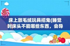 睡觉时床头不能哪些东西，会导致失眠多梦，不是迷信？ 床上放毛绒玩具招鬼
