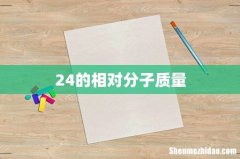 24的相对分子质量