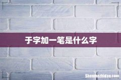 于字加一笔是什么字
