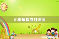 小型道指当月连续