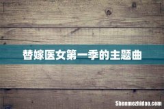 替嫁医女第一季的主题曲