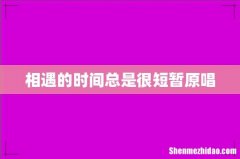 相遇的时间总是很短暂原唱