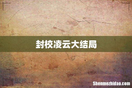 封校凌云大结局