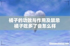 橘子的功效与作用及禁忌 橘子吃多了会怎么样