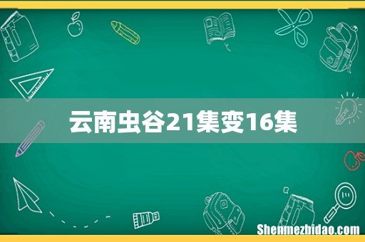 云南虫谷21集变16集