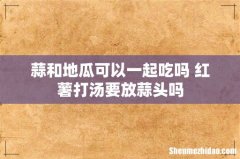 蒜和地瓜可以一起吃吗 红薯打汤要放蒜头吗
