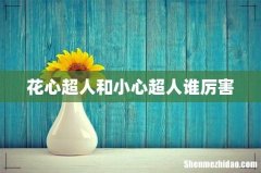 花心超人和小心超人谁厉害