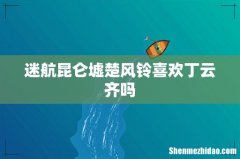 迷航昆仑墟楚风铃喜欢丁云齐吗