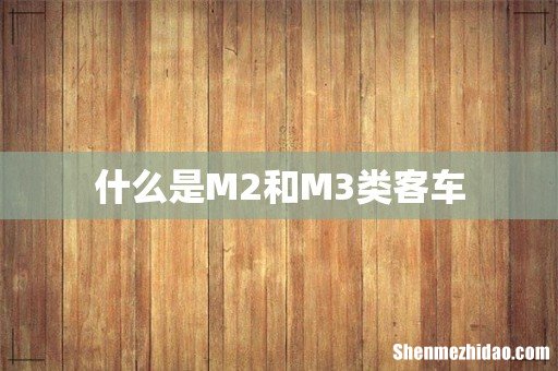 什么是M2和M3类客车