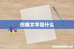 伤痛文学是什么