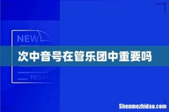 次中音号在管乐团中重要吗
