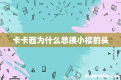卡卡西为什么总摸小樱的头