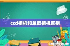 ccd相机和单反相机区别