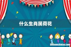 什么生肖属荷花