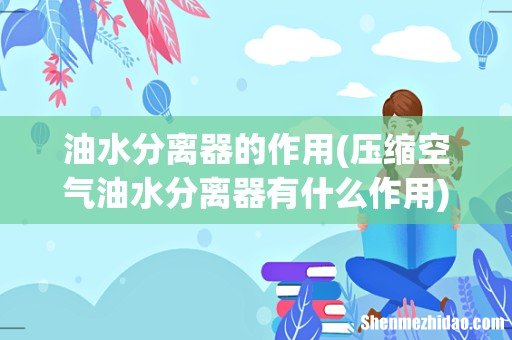 压缩空气油水分离器有什么作用 油水分离器的作用