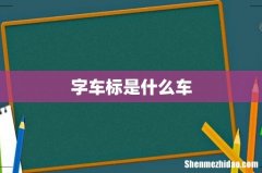 字车标是什么车