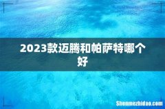 2023款迈腾和帕萨特哪个好
