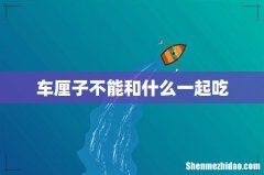 车厘子不能和什么一起吃