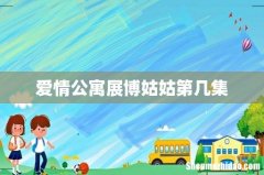 爱情公寓展博姑姑第几集