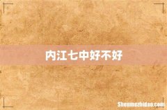 内江七中好不好