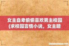 求校园言情小说，女主暗恋男主 女主自卑偷偷喜欢男主校园