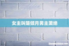女主叫楚倾月男主萧绝