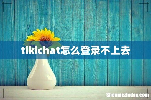 tikichat怎么登录不上去