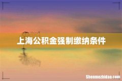 上海公积金强制缴纳条件