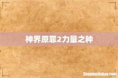 神界原罪2力量之种
