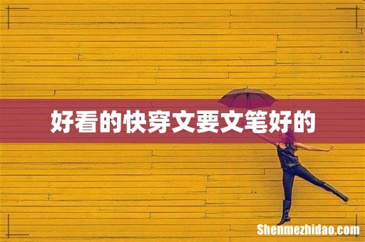 好看的快穿文要文笔好的