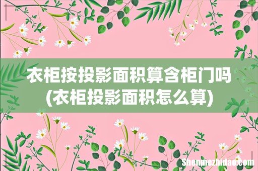 衣柜投影面积怎么算 衣柜按投影面积算含柜门吗