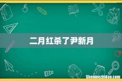 二月红杀了尹新月