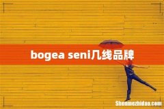 bogea seni几线品牌