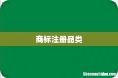 商标注册品类