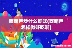西葫芦怎样做好吃啊 西葫芦炒什么好吃