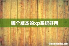 哪个版本的xp系统好用