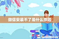 微信安装不了是什么原因