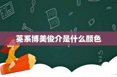 英系博美俊介是什么颜色
