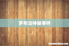 罗布泊神秘事件