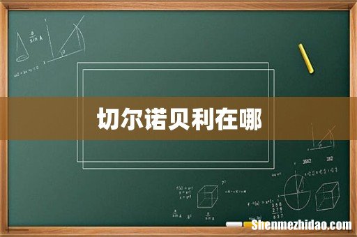 切尔诺贝利在哪