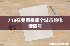 718在美国是哪个城市的电话区号