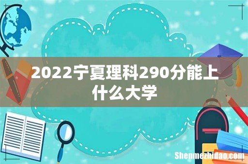 2022宁夏理科290分能上什么大学