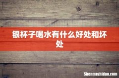 银杯子喝水有什么好处和坏处