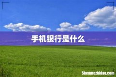 手机银行是什么