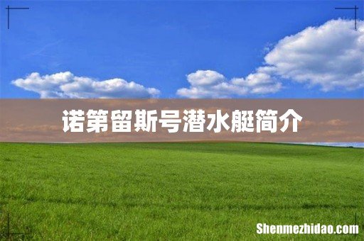 诺第留斯号潜水艇简介