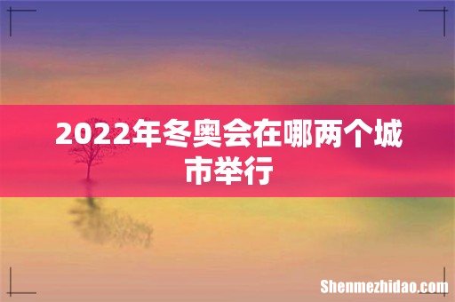 2022年冬奥会在哪两个城市举行